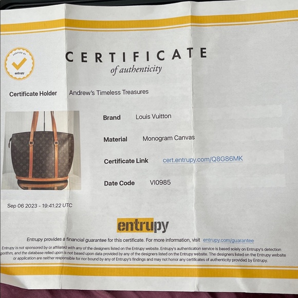 Authentic LV bag - Picture 15 of 15